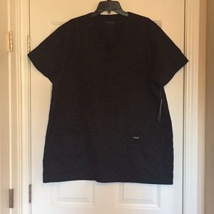 Set of 2 black Landau scrub tops